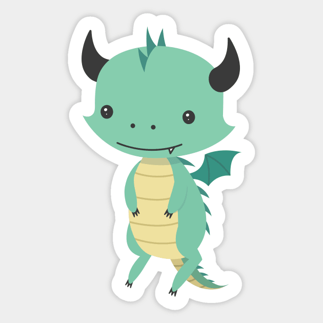 Cute dragon Sticker by Laura_Nagel